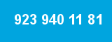 923 940 11 81 923 940 11 81